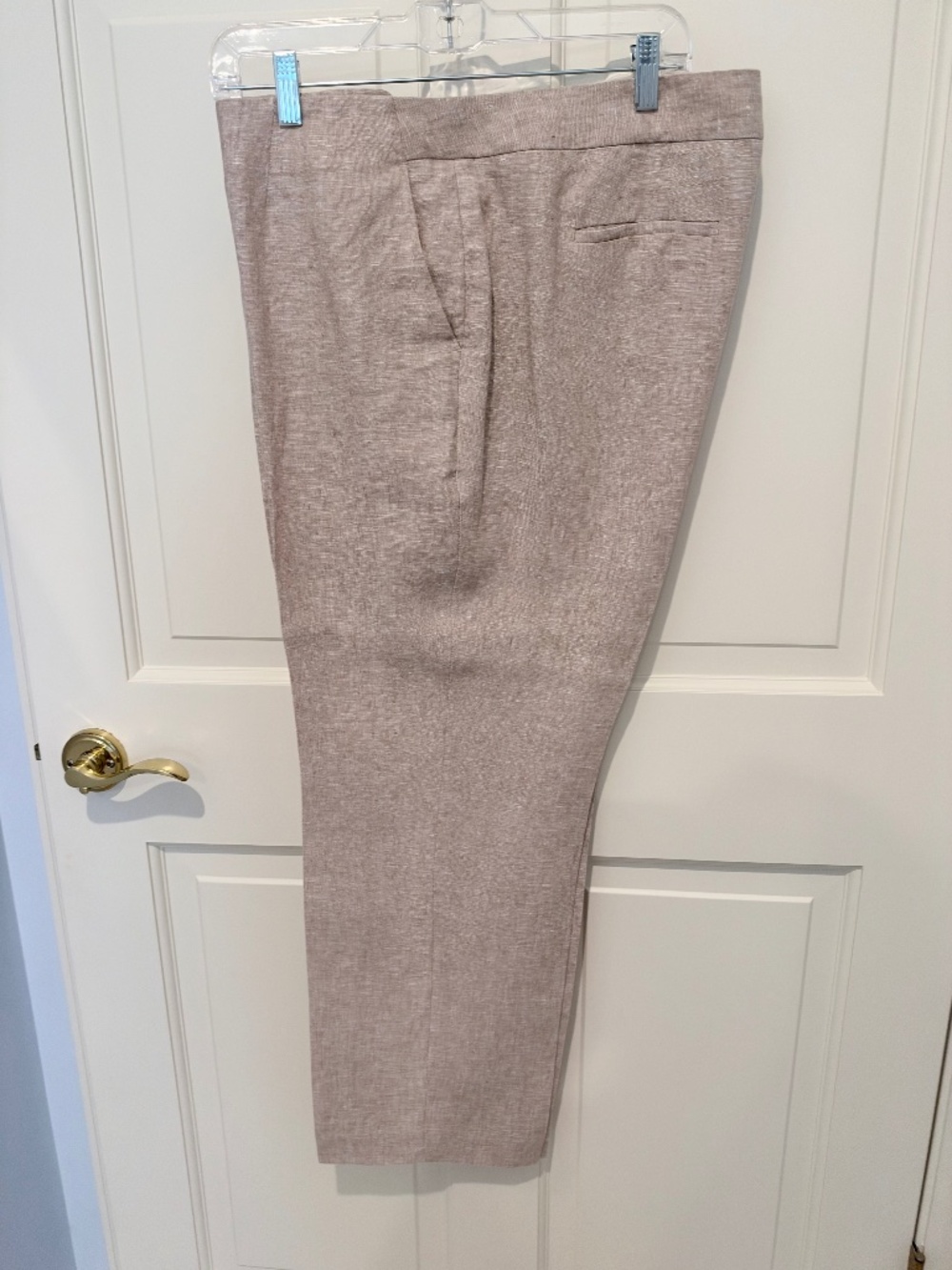 Talbots Petite Linen Pants | Taupe | 16P